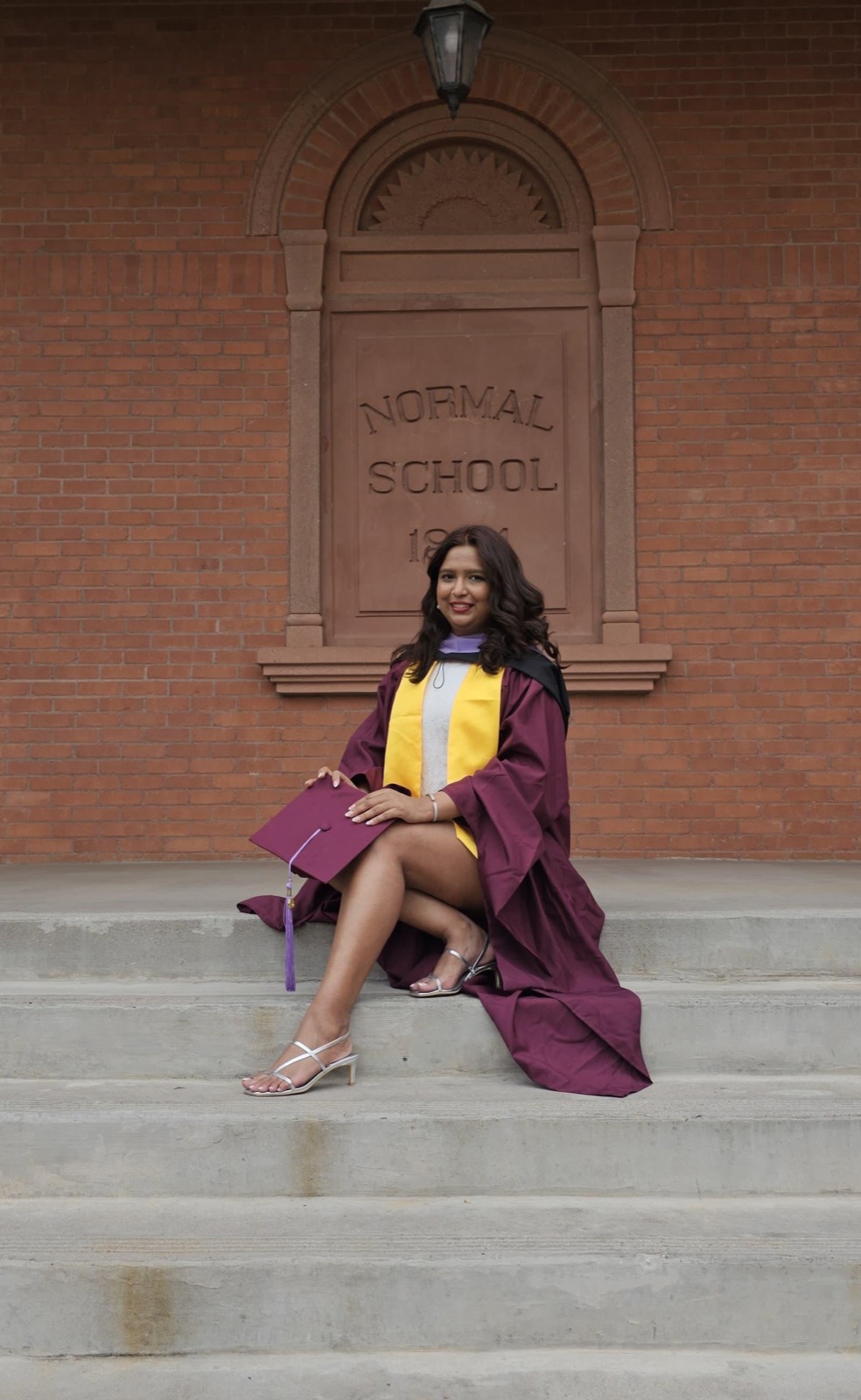 Lekha More graduation portrait at Arizona State University